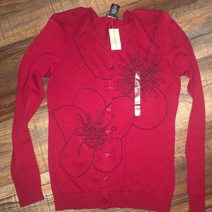 Red Ann Taylor Sweater
